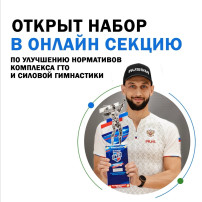Открыт набор в онлайн секцию по многоборью ГТО, силовой гимнастике! Открыт набор в онлайн секцию по многоборью ГТО, силовой гимнастике!.