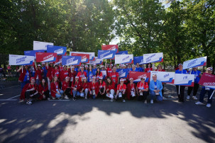 ГТОшники на параде ГТОшники на параде.