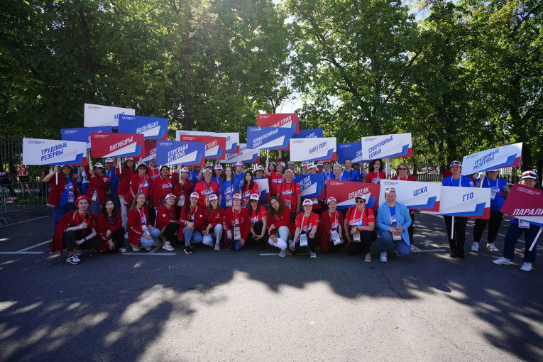 ГТОшники на параде ГТОшники на параде.